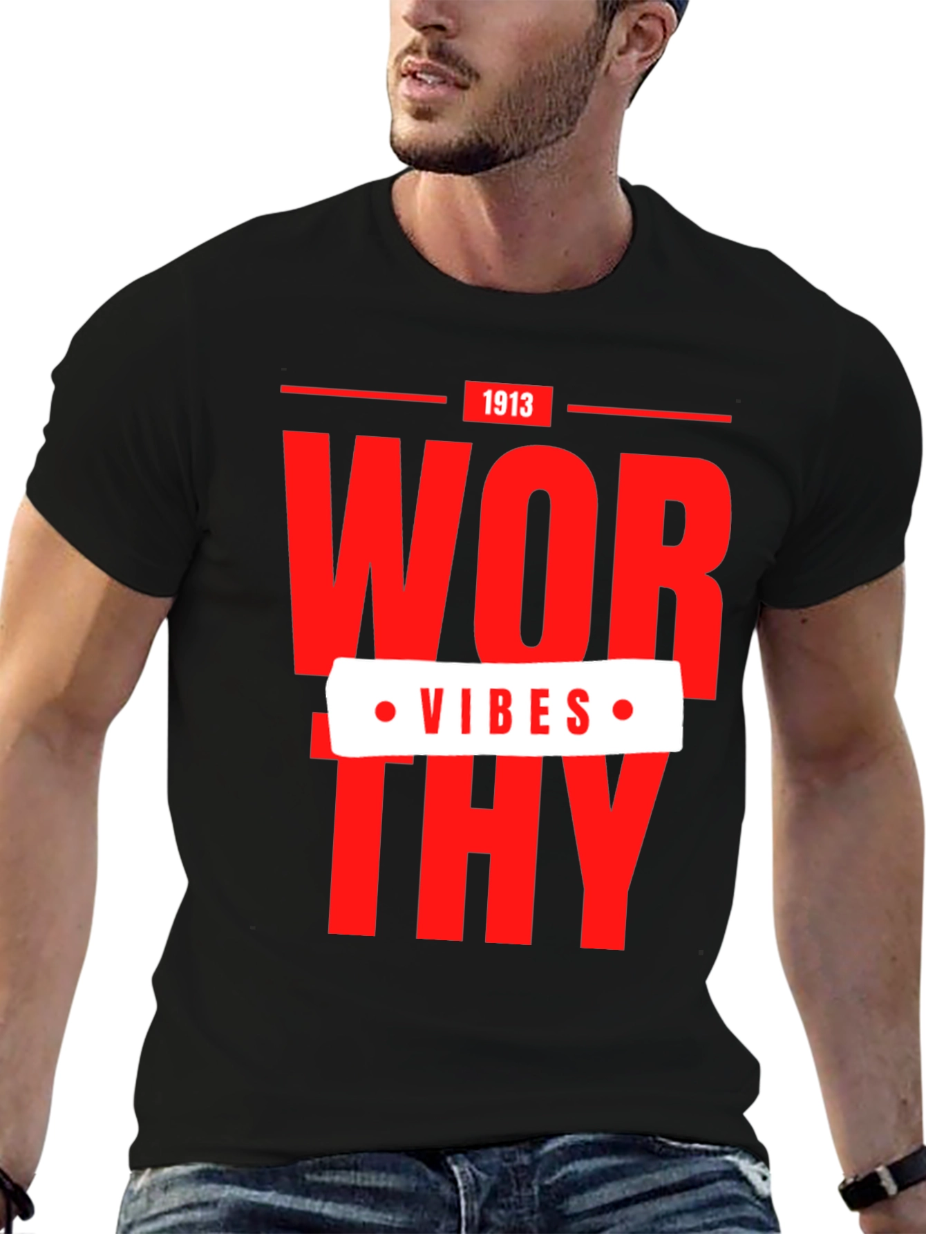 Worthy Vibes 1913 Graphic T-Shirt