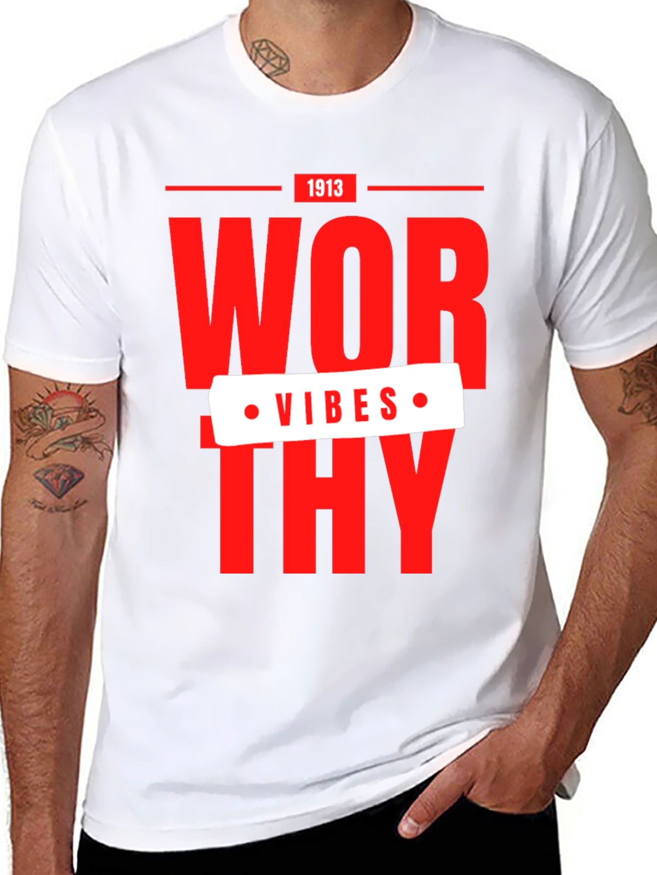 Worthy Vibes 1913 Graphic T-Shirt