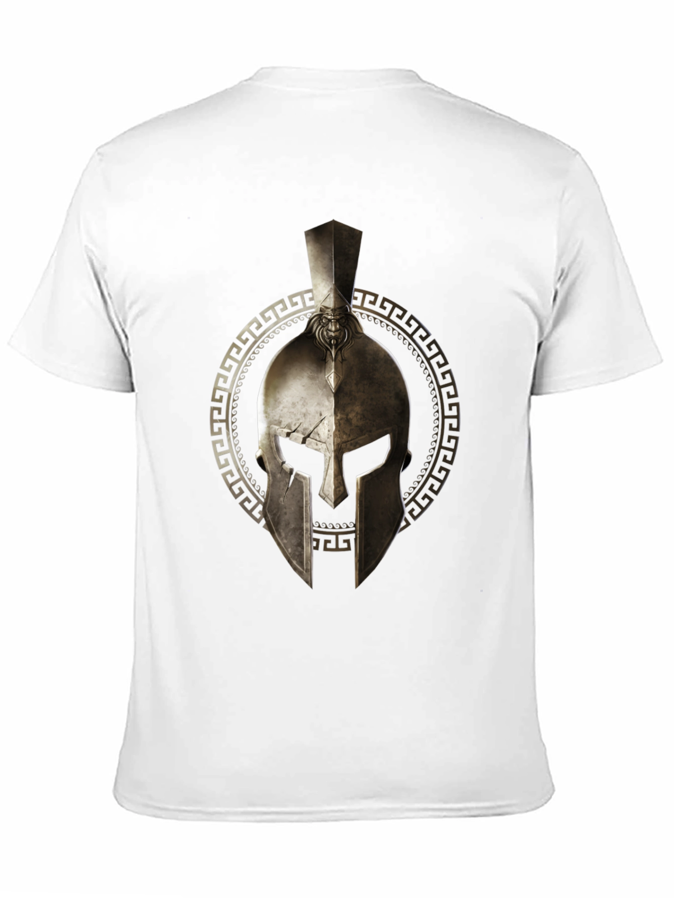 Spartan Helmet Graphic Black T-Shirt
