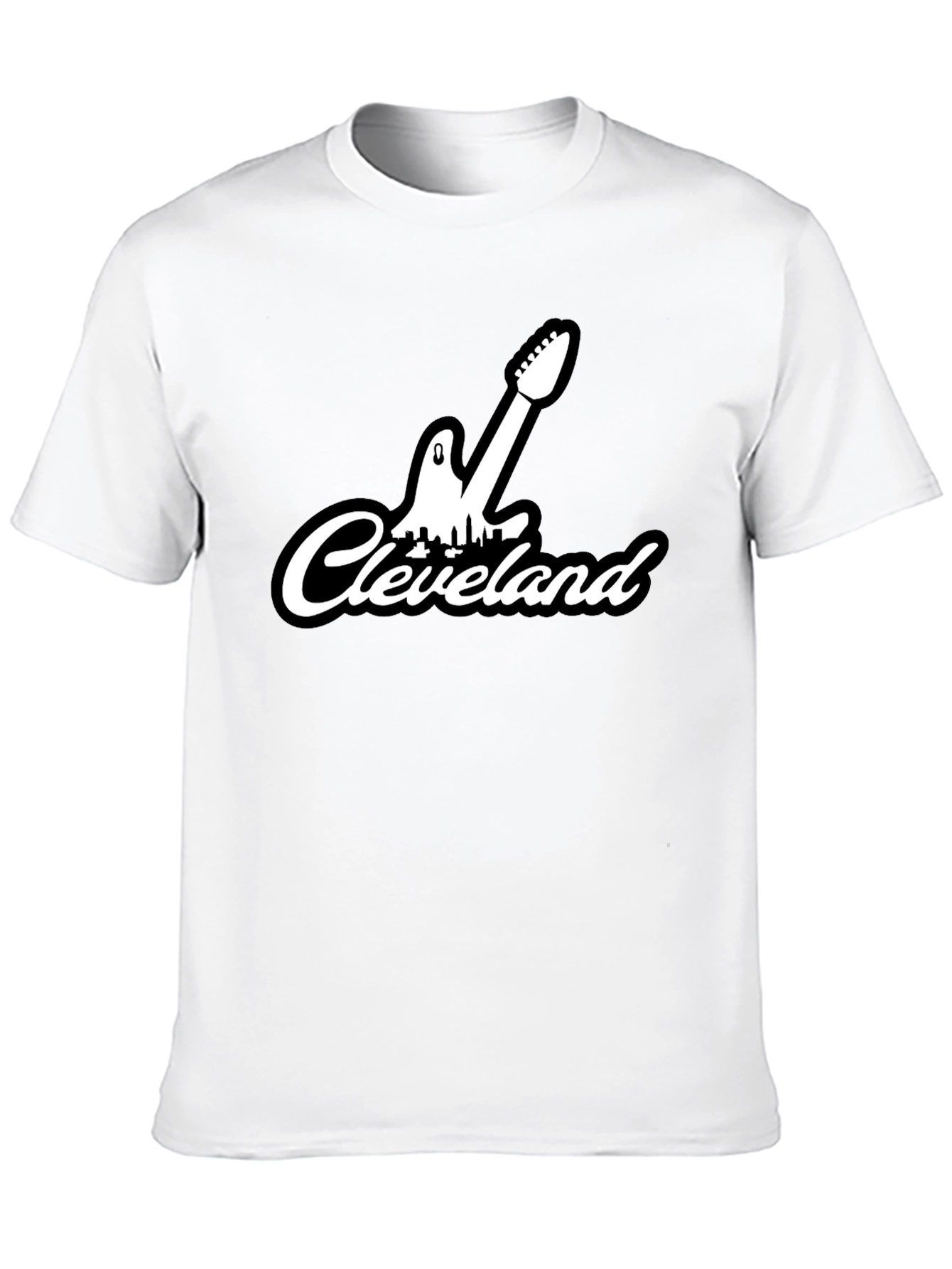 Cleveland Guitar Skyline Graphic Tee