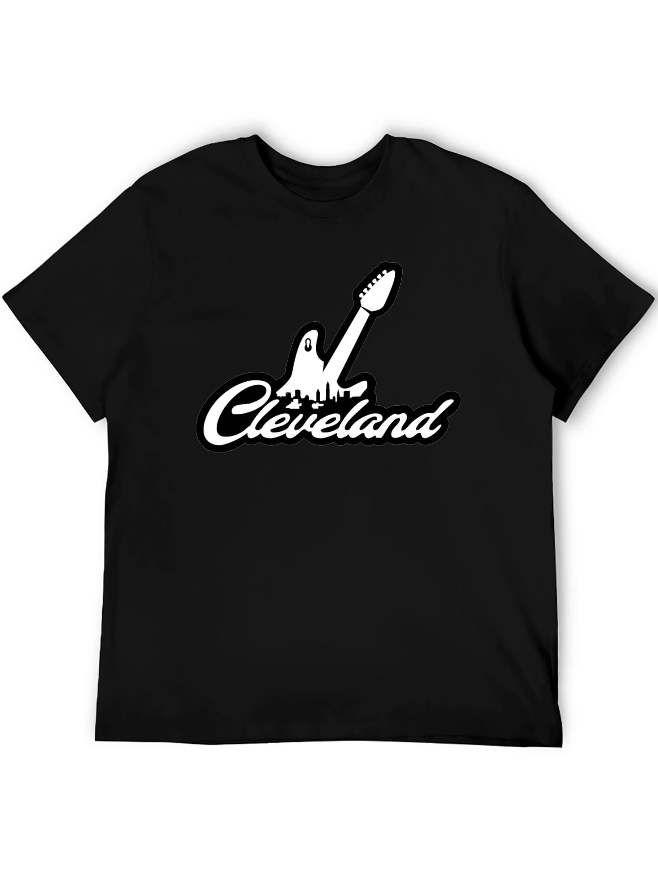 Cleveland Guitar Skyline Graphic Tee