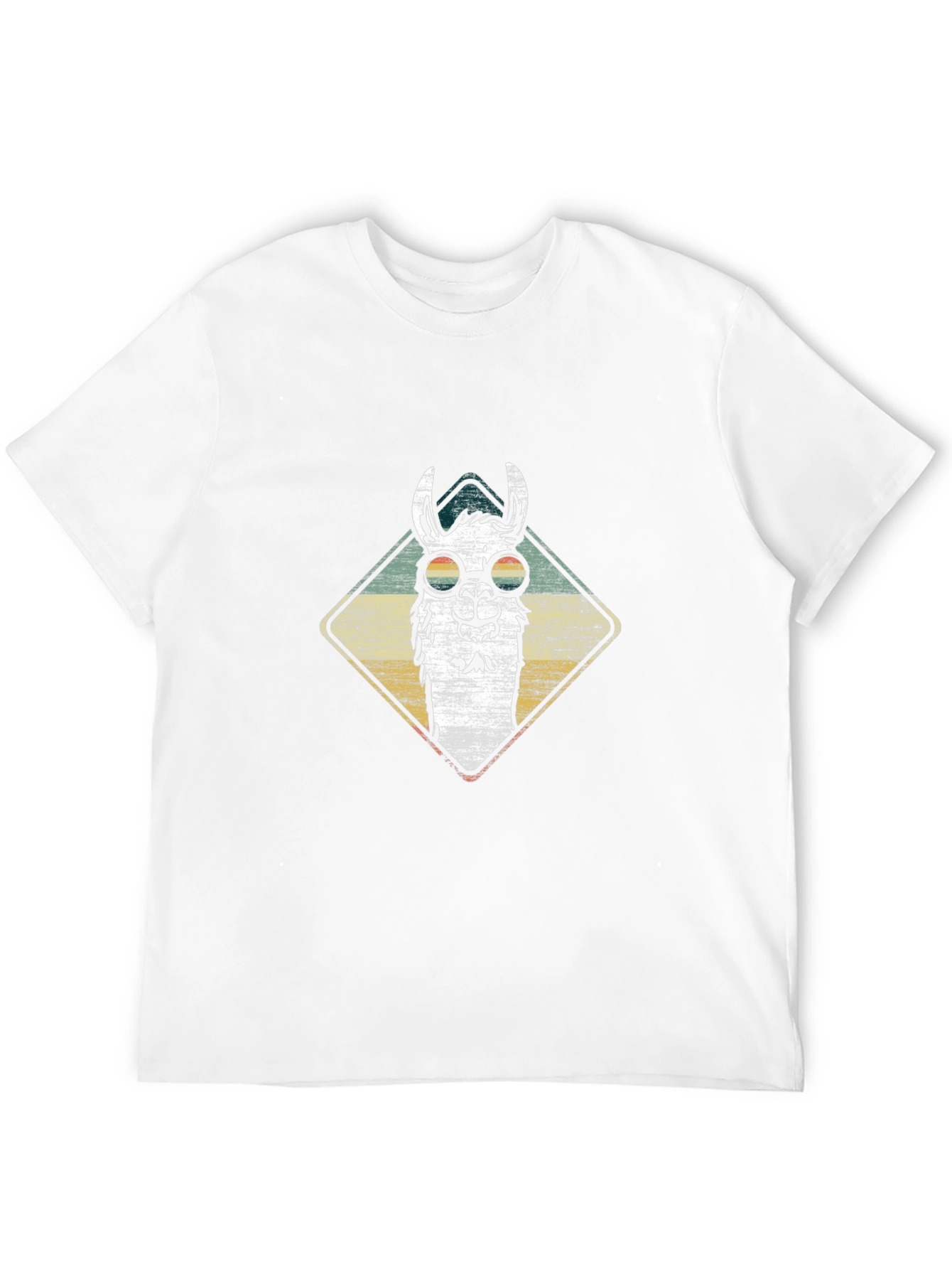 Cool Llama Graphic Tee - Retro Style