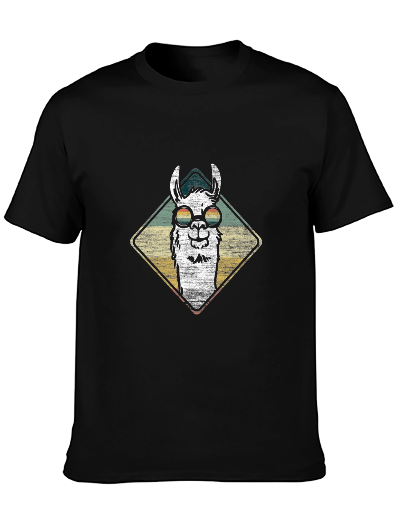 Cool Llama Graphic Tee - Retro Style