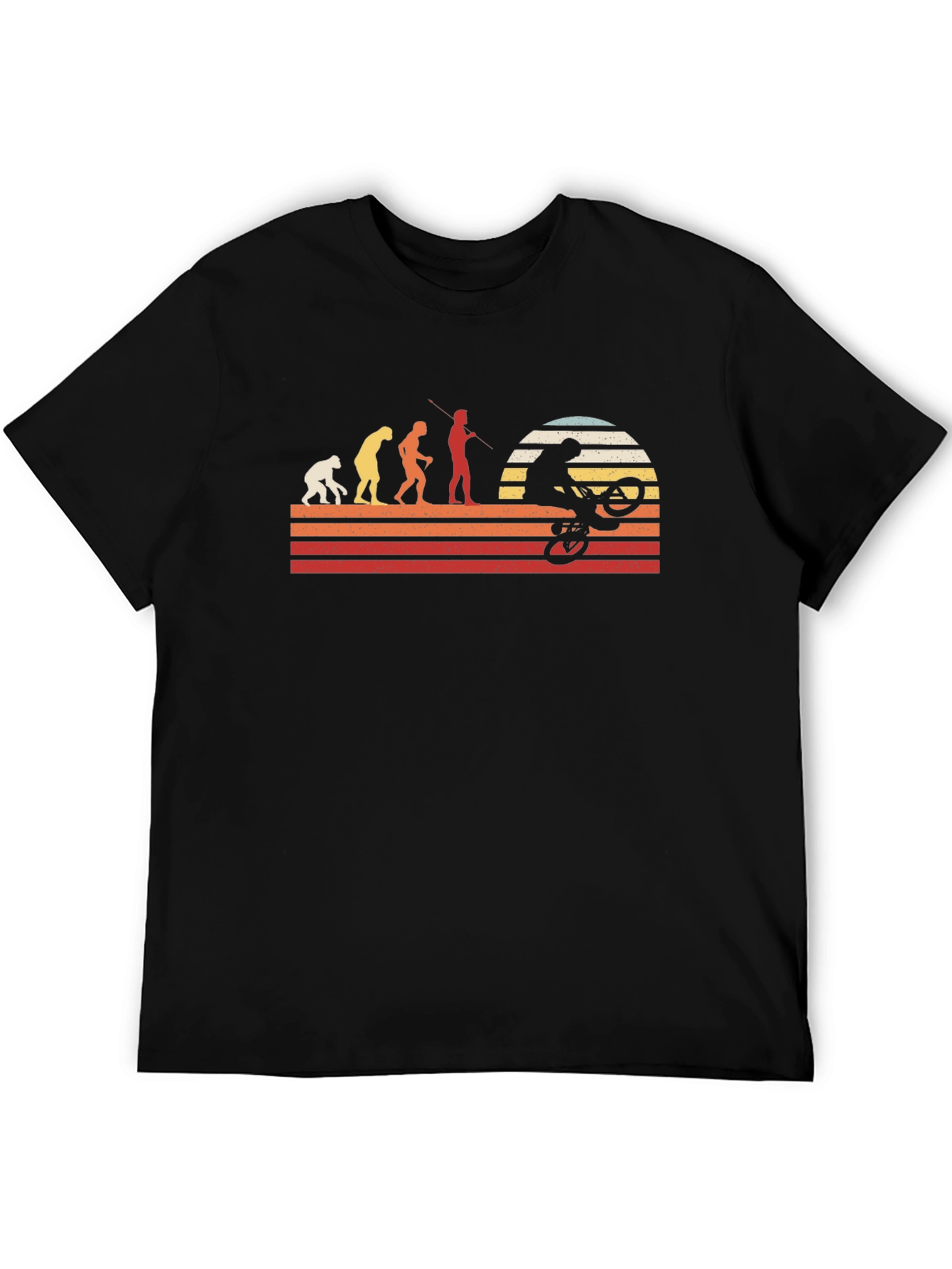 Evolution Mountain Biking Retro T-Shirt