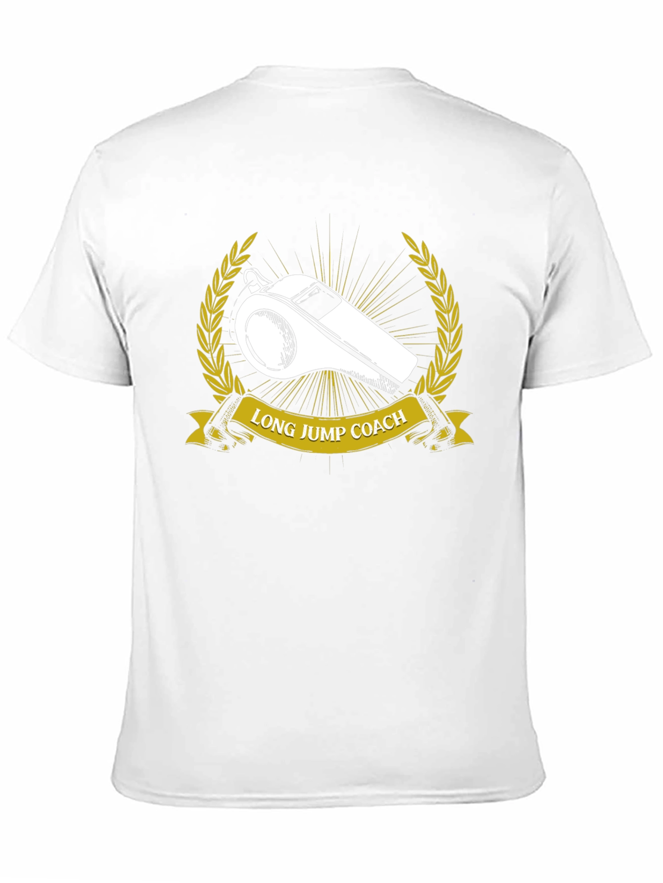 Long Jump Coach Whistle Graphic T-Shirt