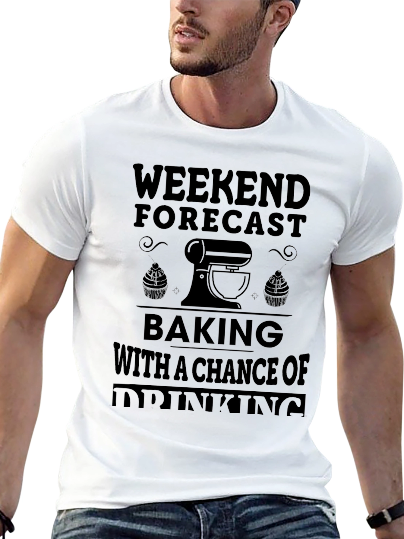 Weekend Baking & Drinking T-Shirt - Funny Baking Shirt