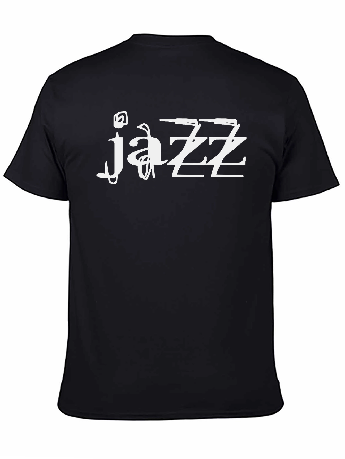 Jazz Music T-Shirt Black Graphic Tee