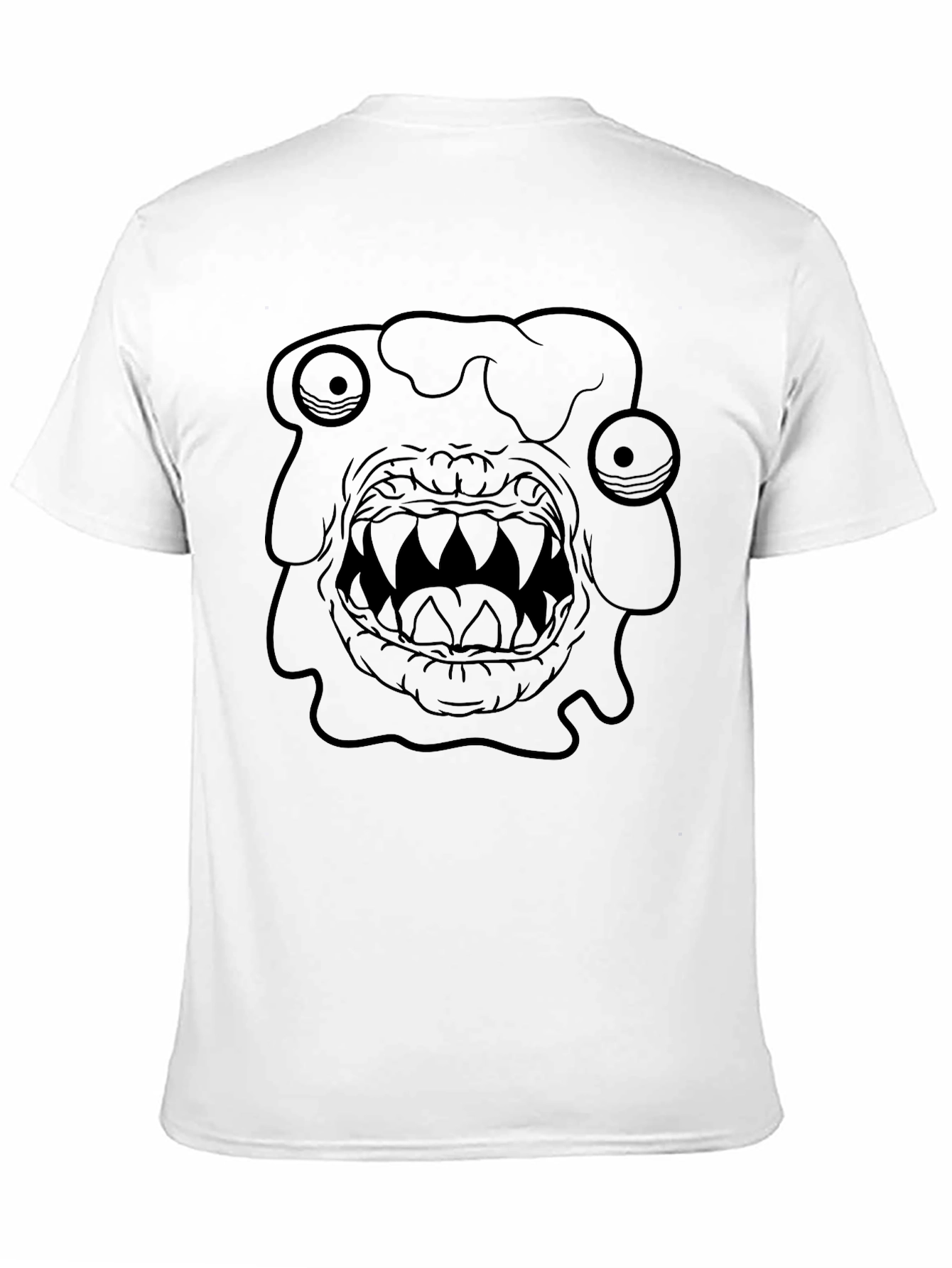 Monster Graphic Black T-Shirt