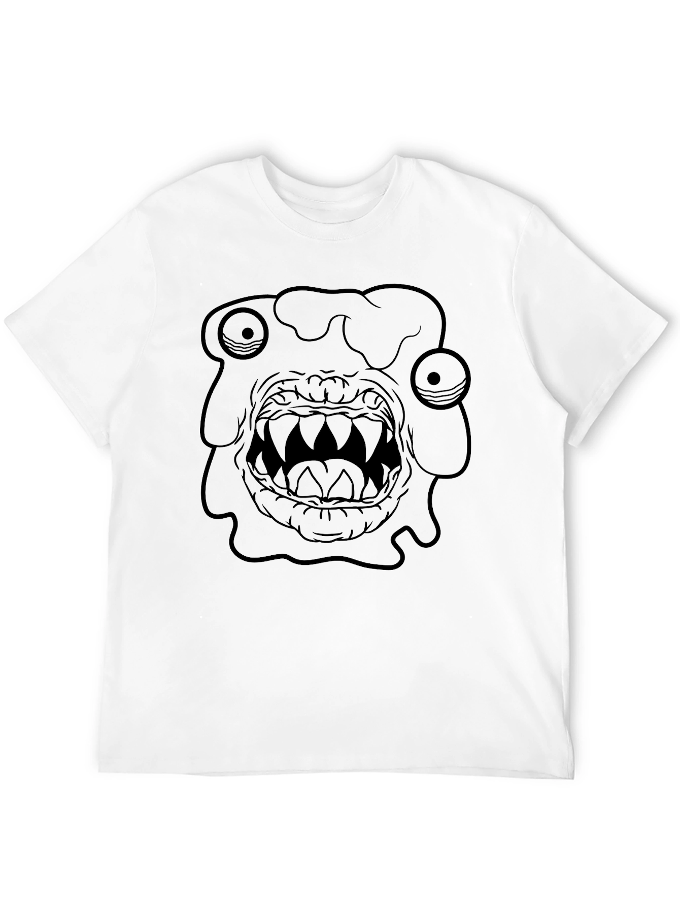Monster Graphic Black T-Shirt