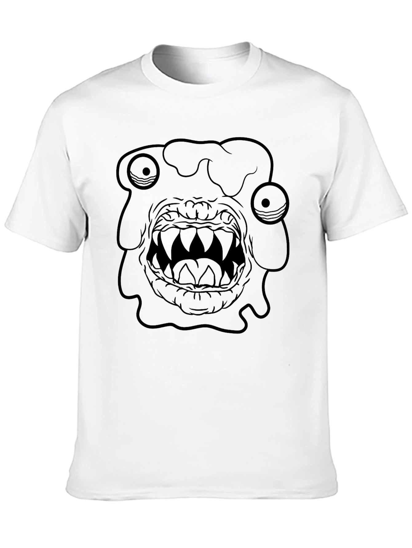 Monster Graphic Black T-Shirt