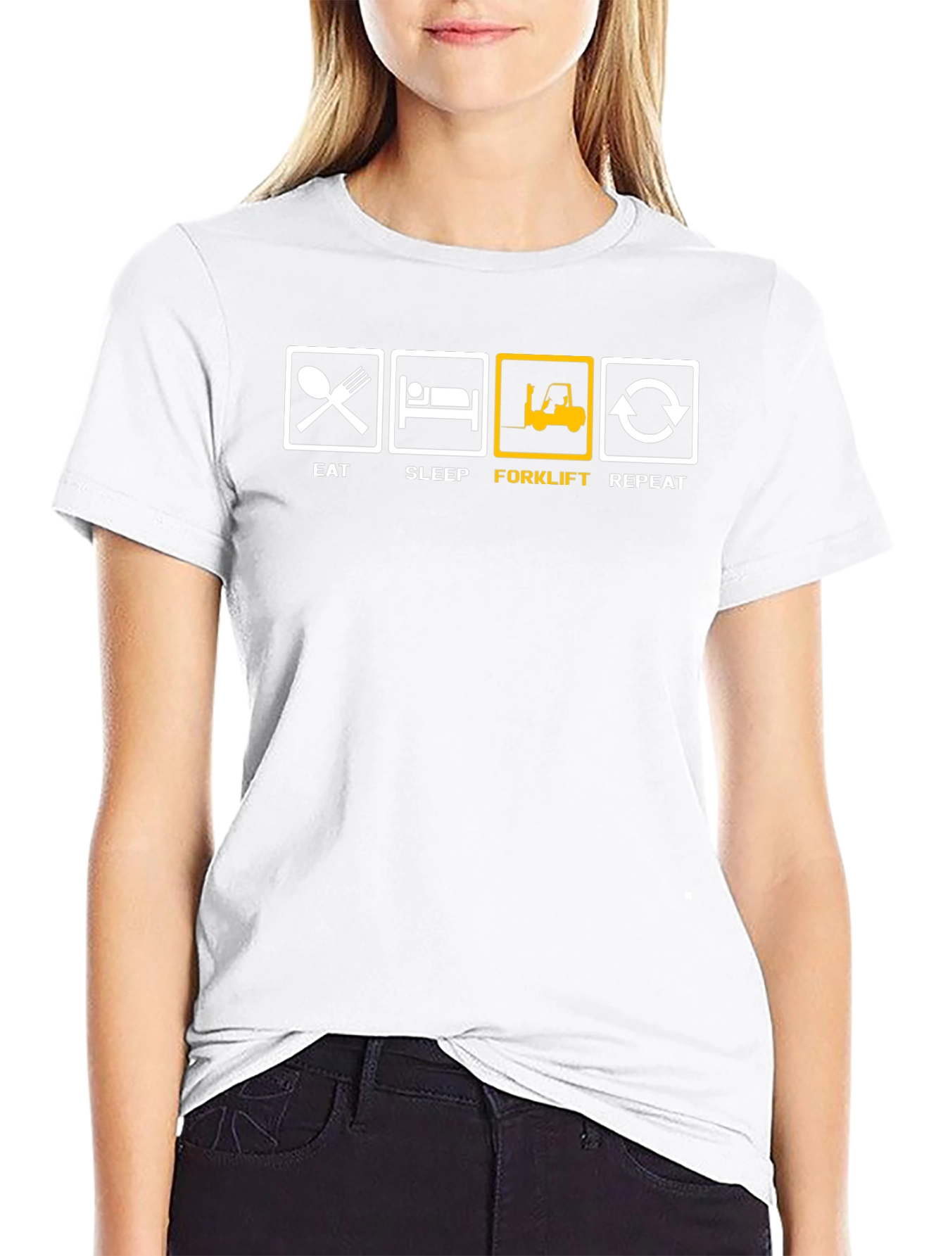 Eat Sleep Forklift Repeat T-Shirt