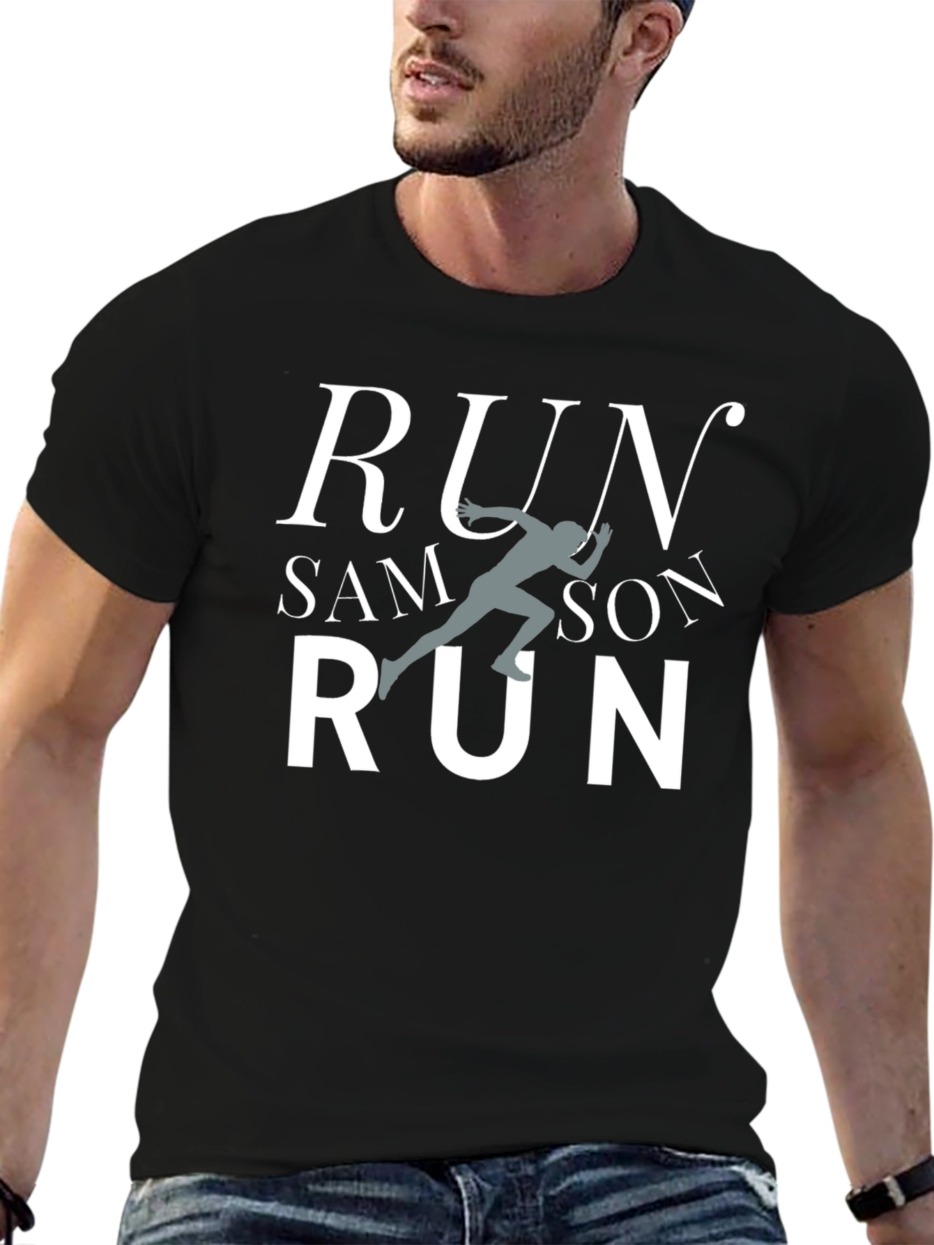 Run Samson Run Graphic Tee