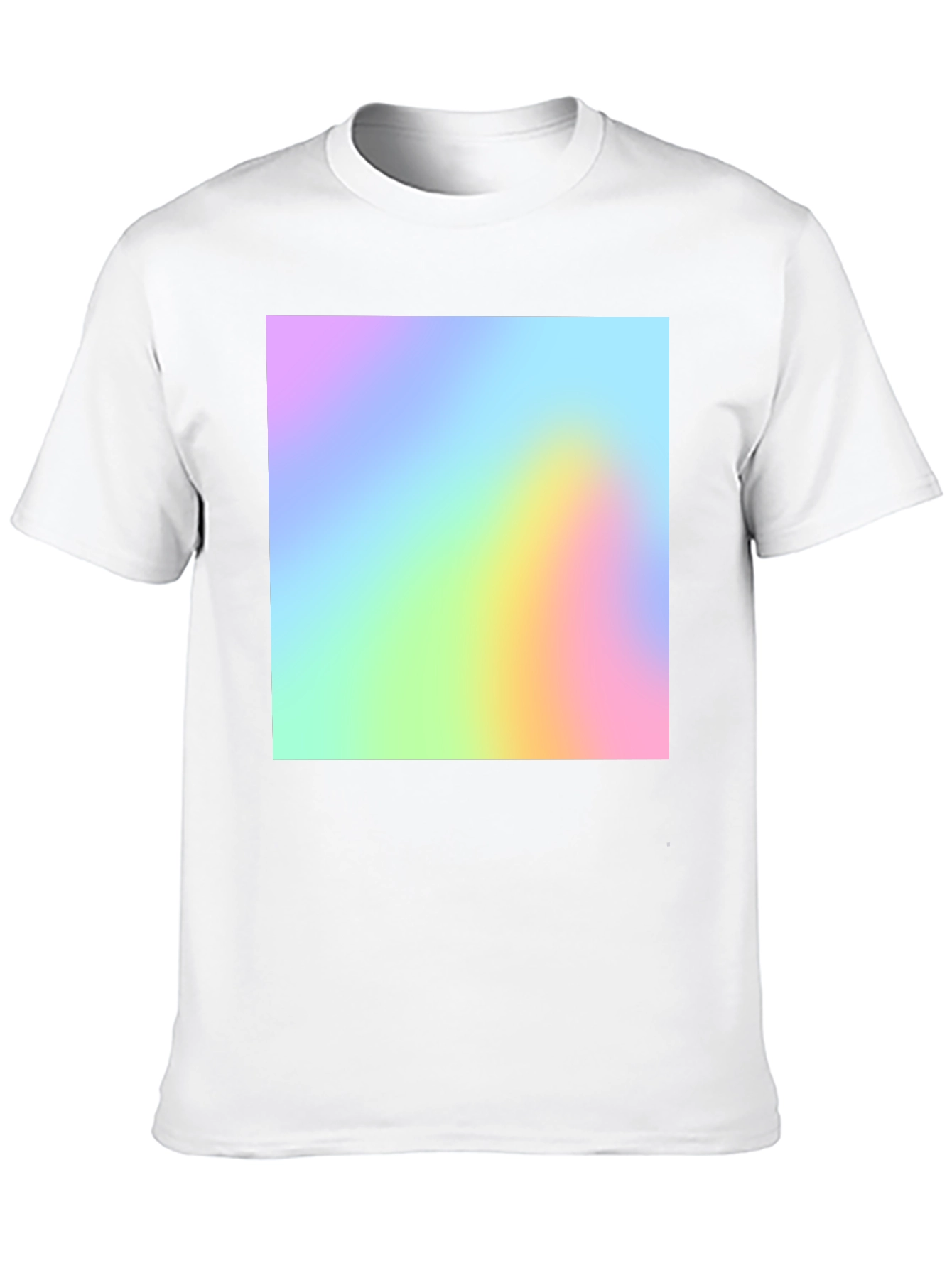 Vibrant Spectrum Graphic Black T-Shirt
