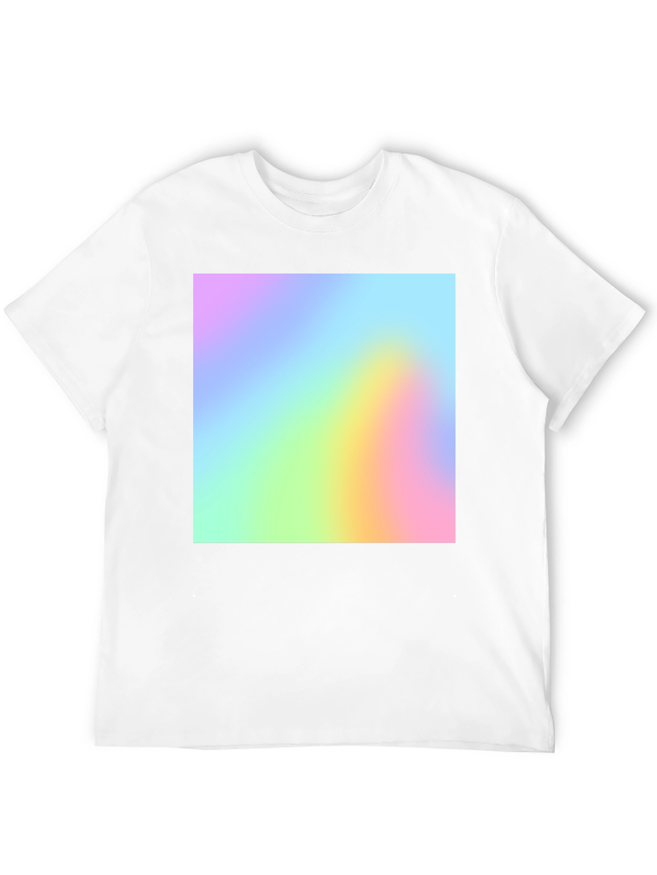 Vibrant Spectrum Graphic Black T-Shirt