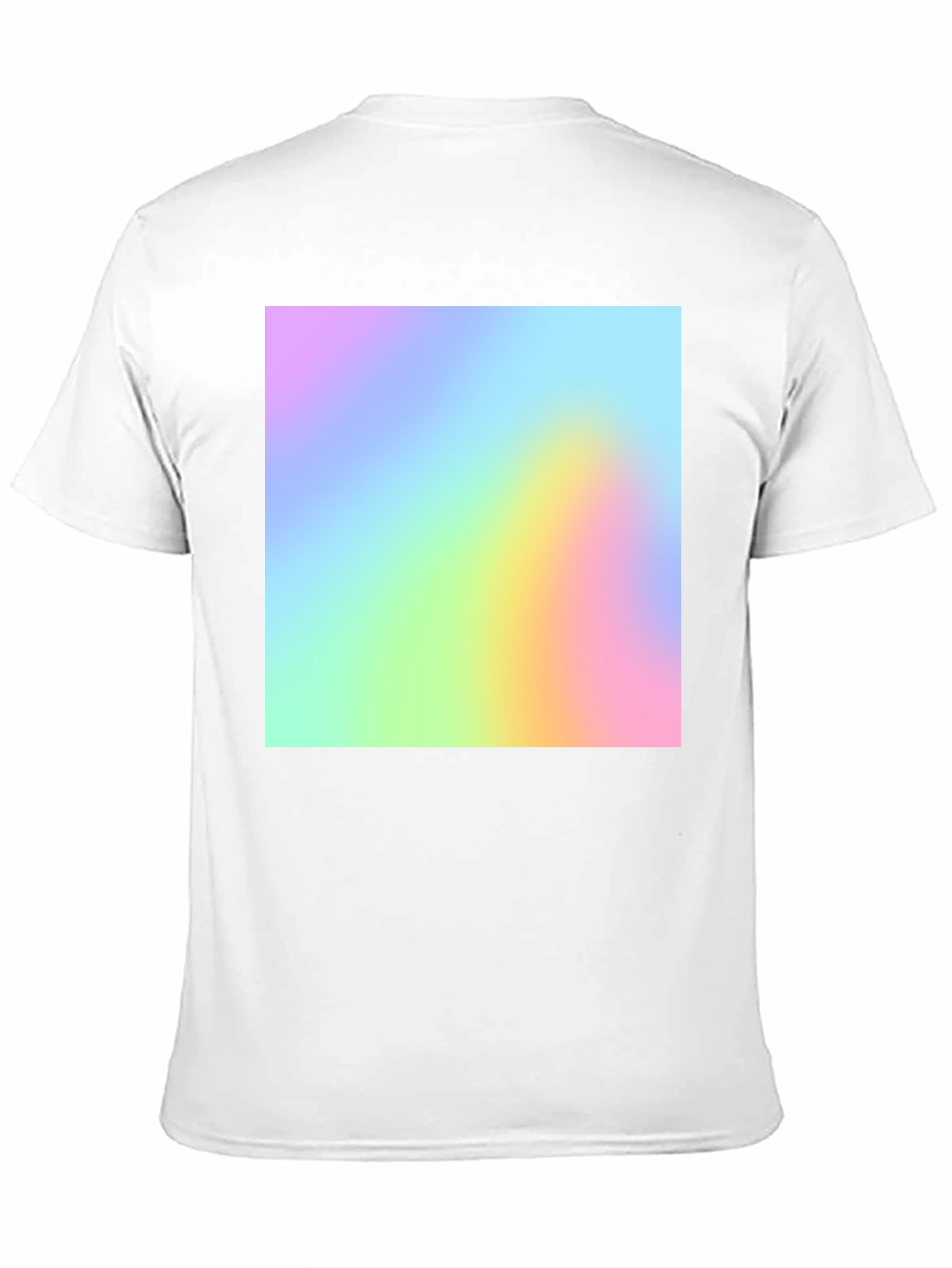 Vibrant Spectrum Graphic Black T-Shirt