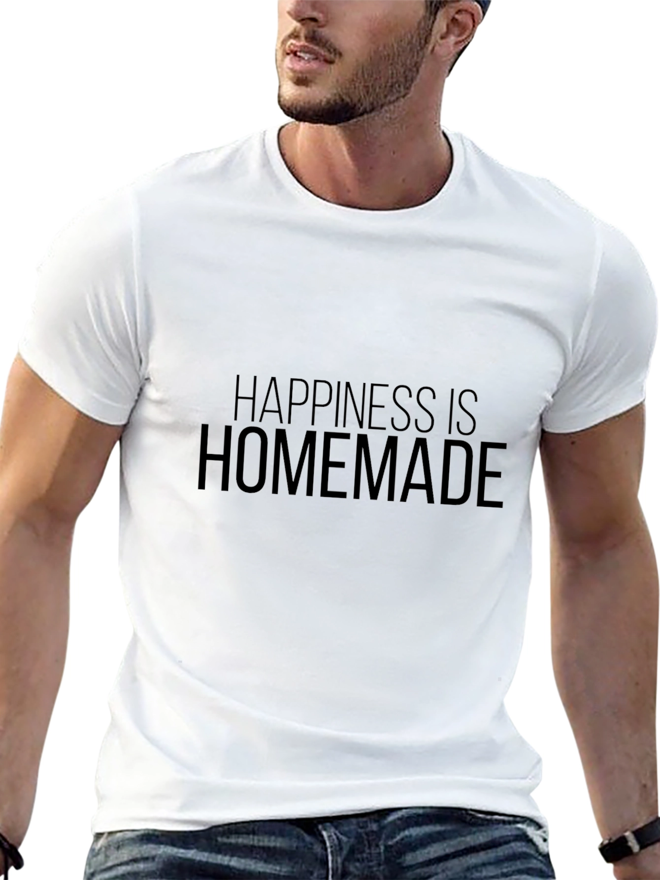 Happiness is Homemade Black T-Shirt