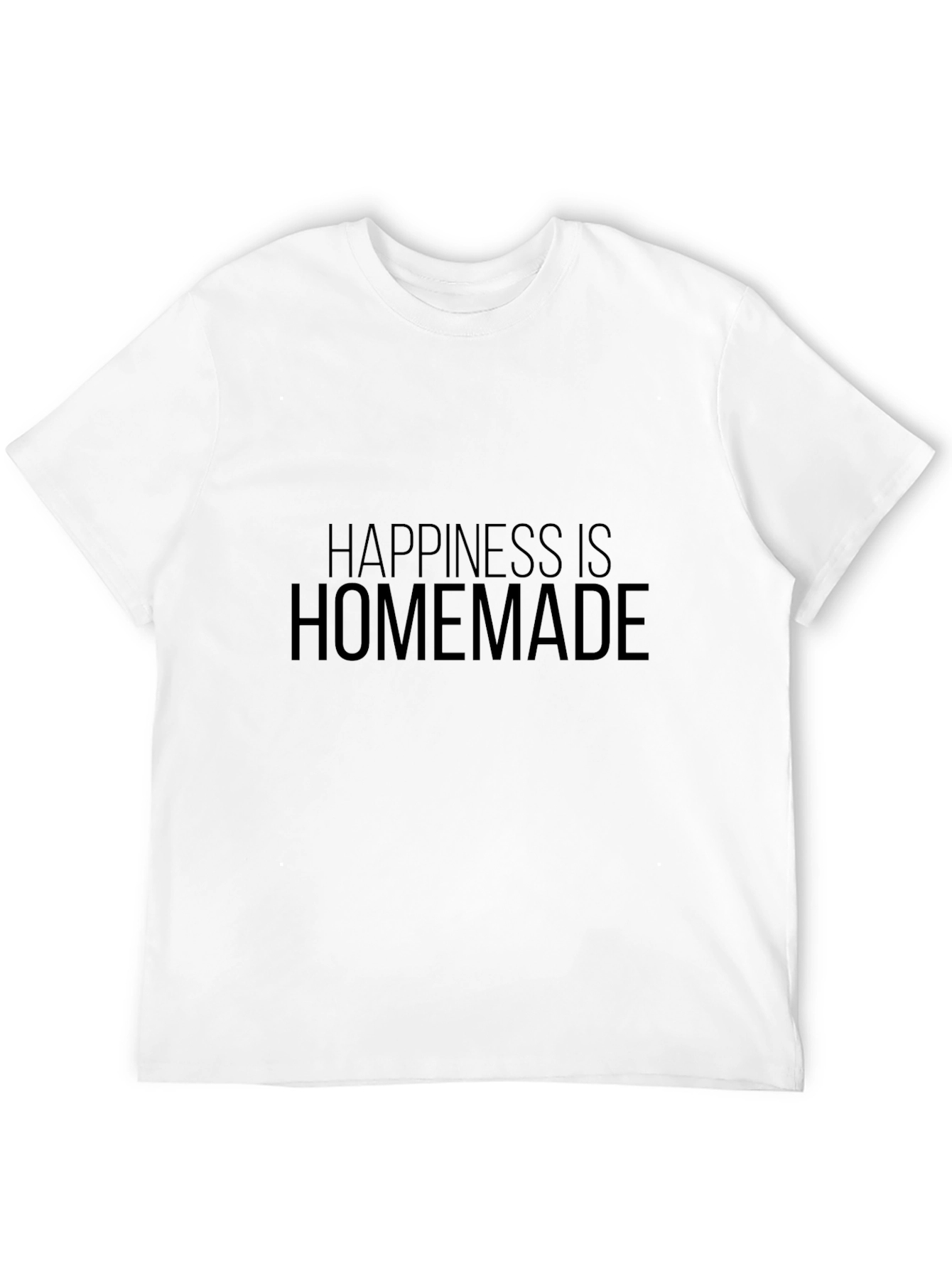 Happiness is Homemade Black T-Shirt