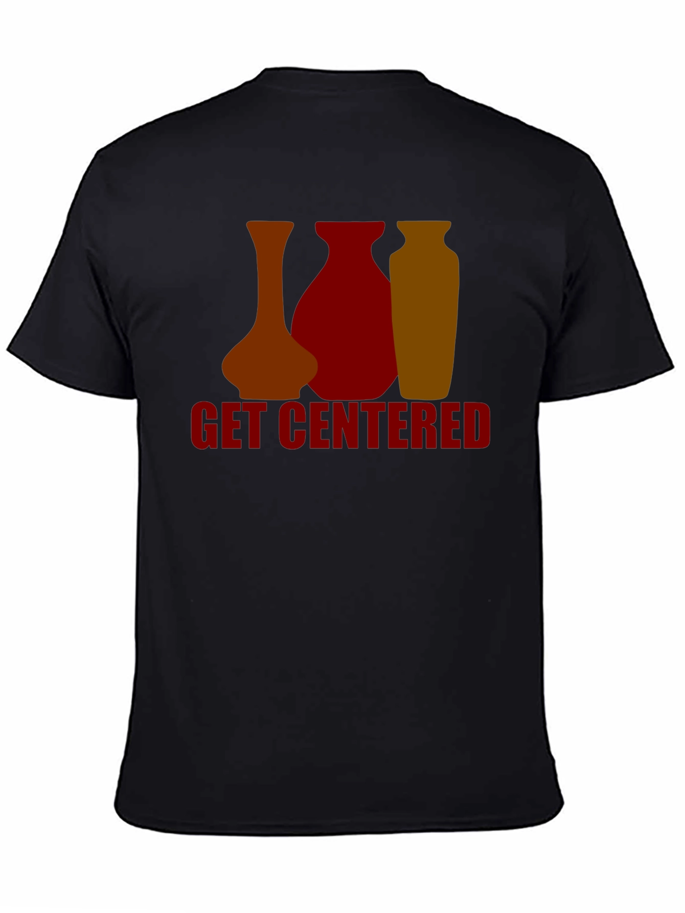 Get Centered Graphic Tee - Pottery Design T-Shirt