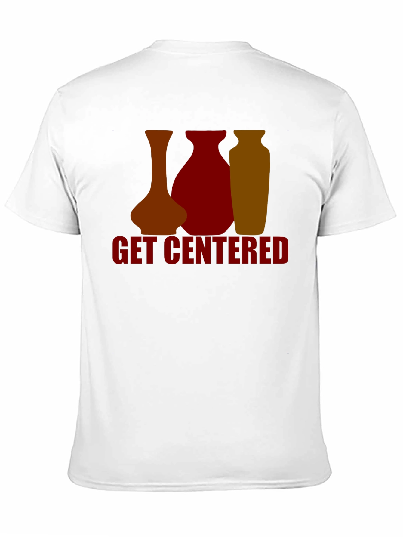 Get Centered Graphic Tee - Pottery Design T-Shirt