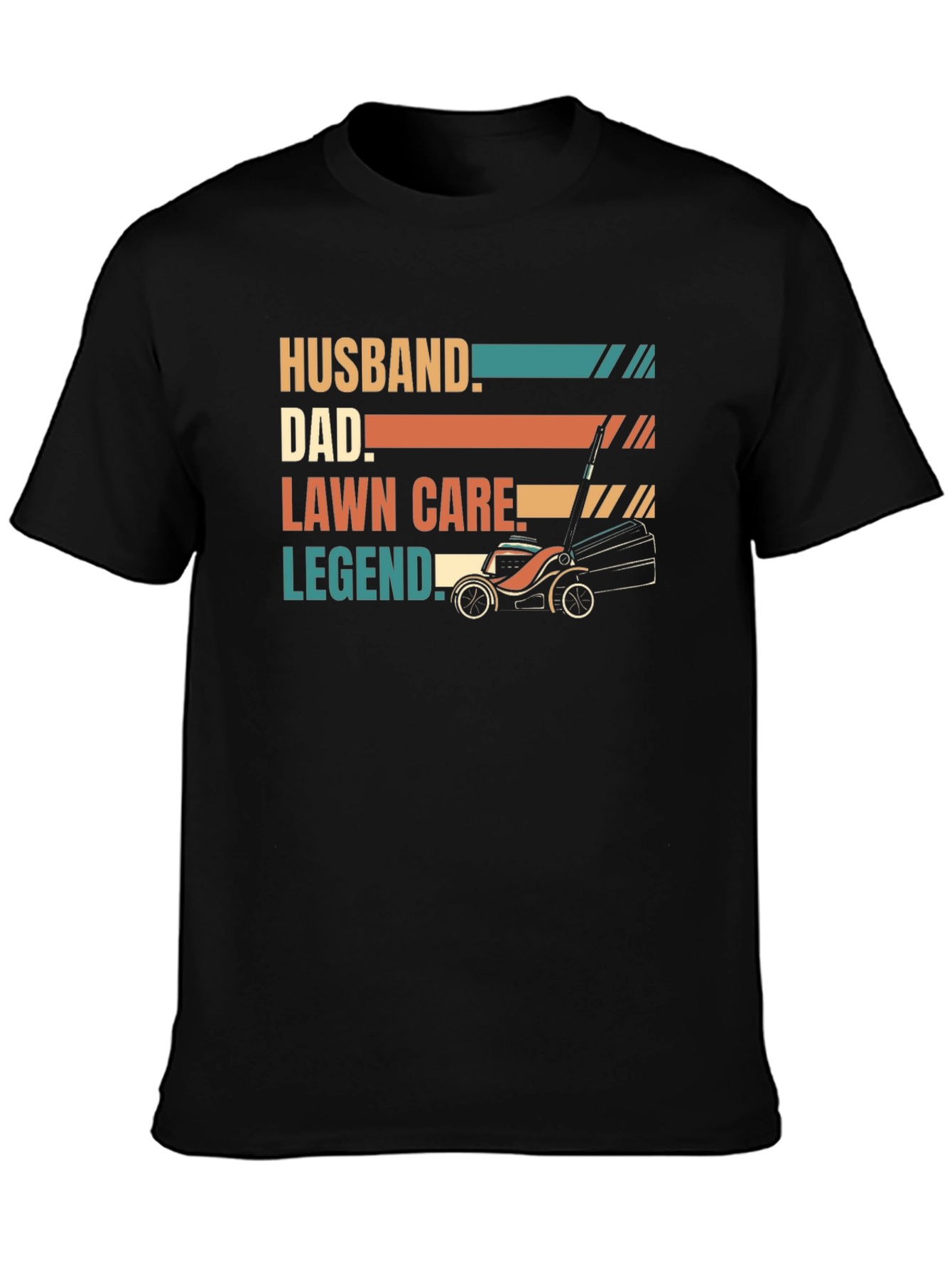 Husband Dad Lawn Care Legend T-Shirt