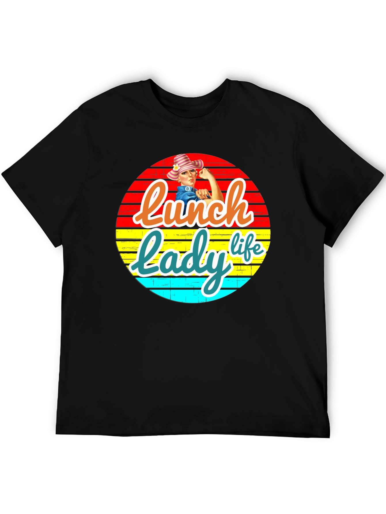 Lunch Lady Life T-Shirt - Retro Design