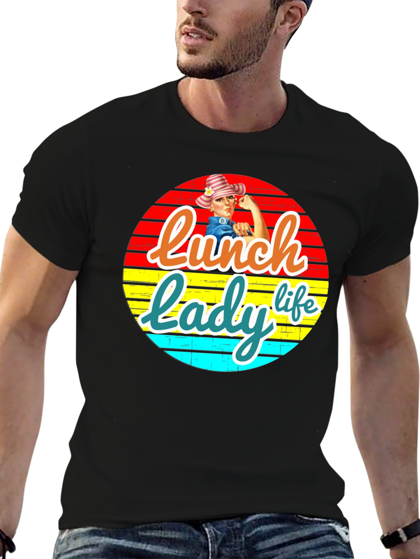 Lunch Lady Life T-Shirt - Retro Design