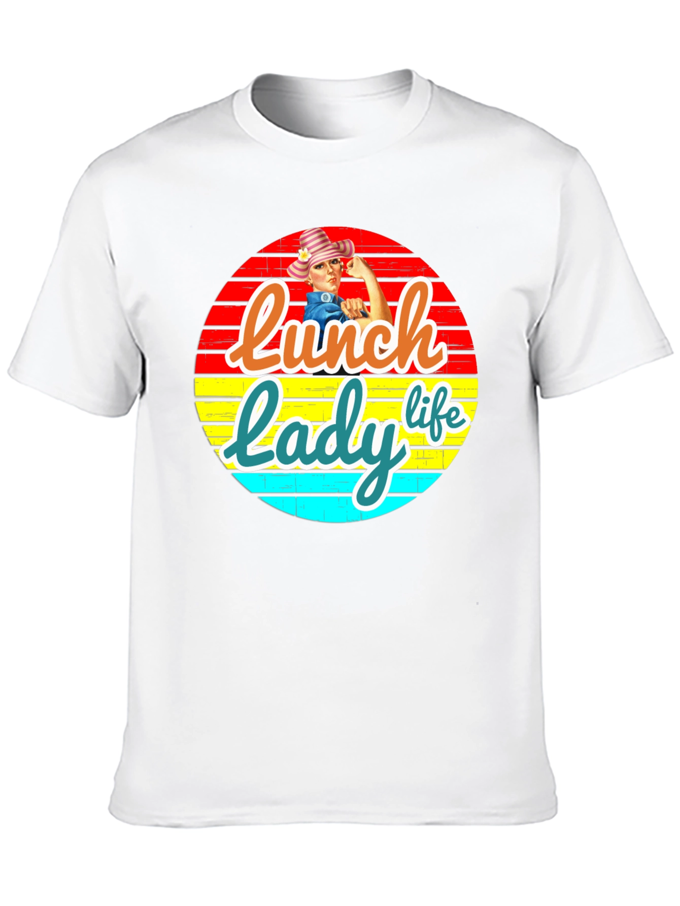 Lunch Lady Life T-Shirt - Retro Design