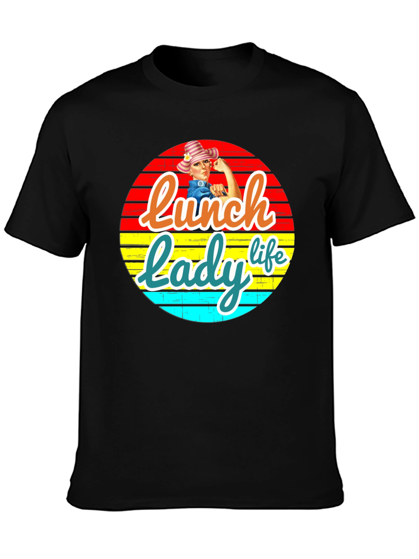 Lunch Lady Life T-Shirt - Retro Design