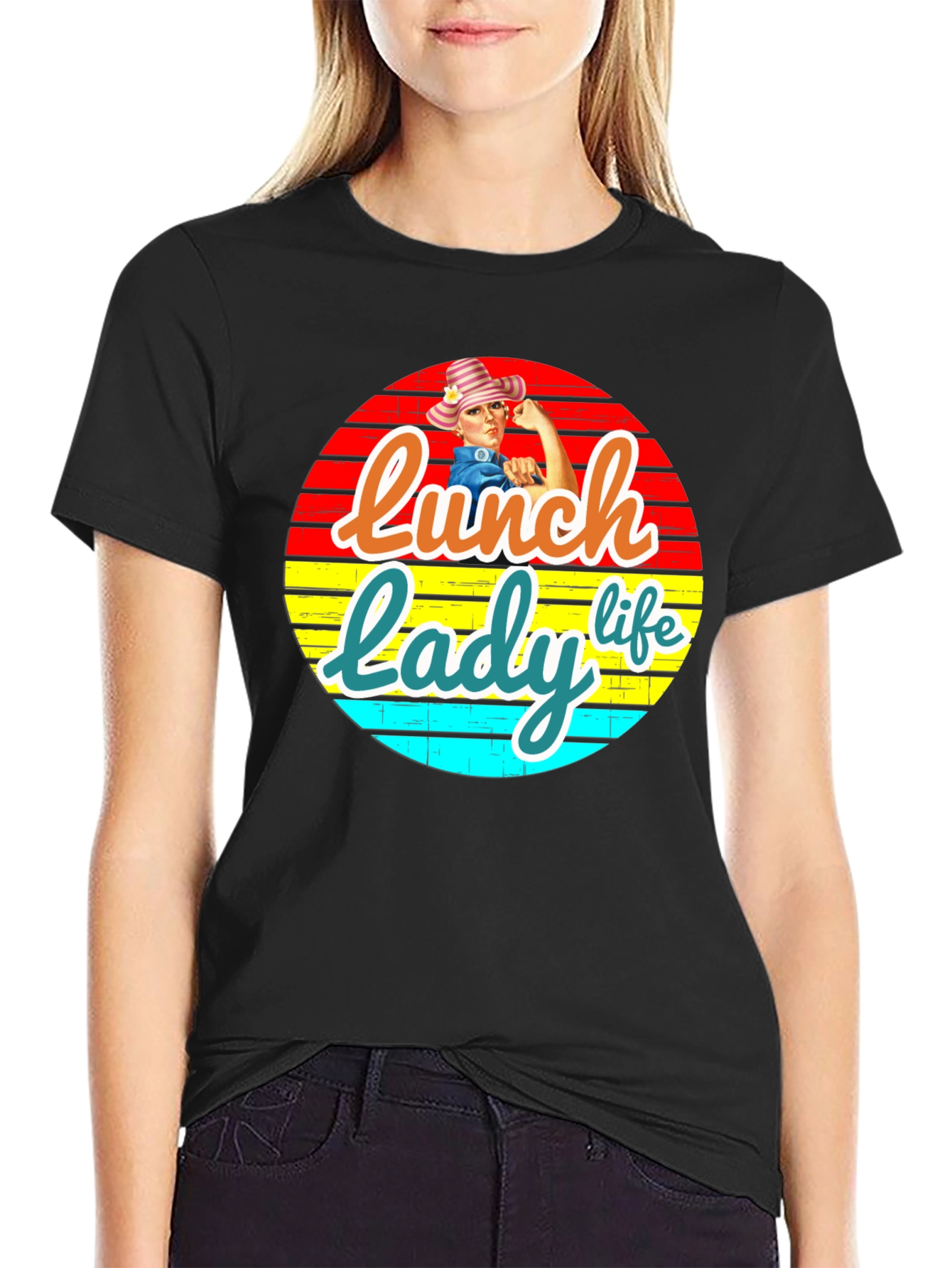Lunch Lady Life T-Shirt - Retro Design