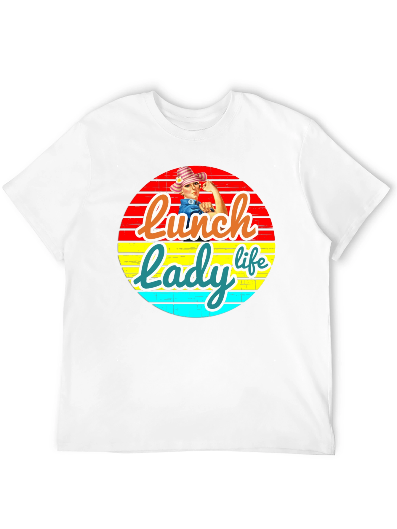 Lunch Lady Life T-Shirt - Retro Design