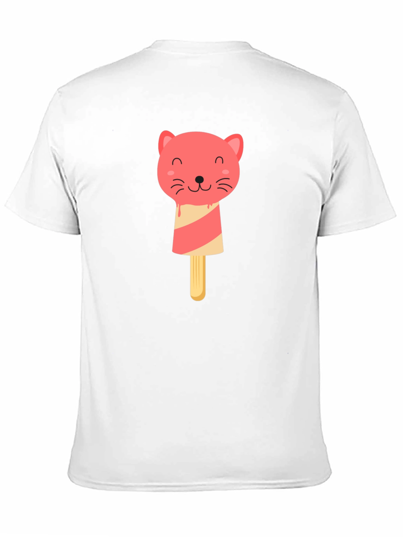 Cat Popsicle T-Shirt - Black Graphic Tee