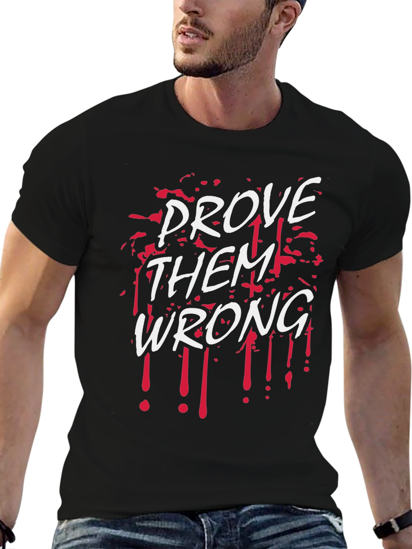 Prove Them Wrong Graphic Tee - Mens Black T-Shirt