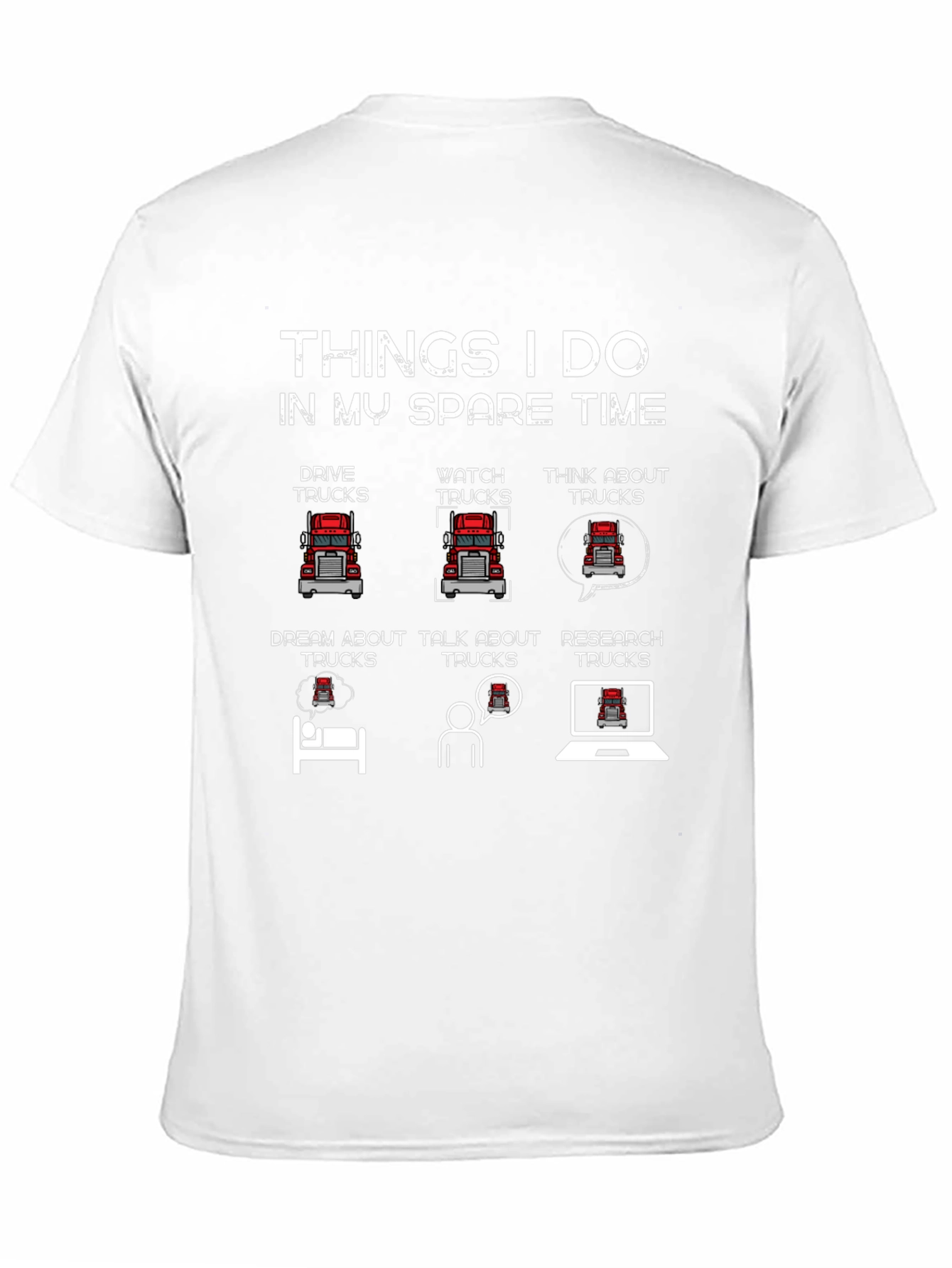 Truck Lover T-Shirt - Spare Time Trucking Tee