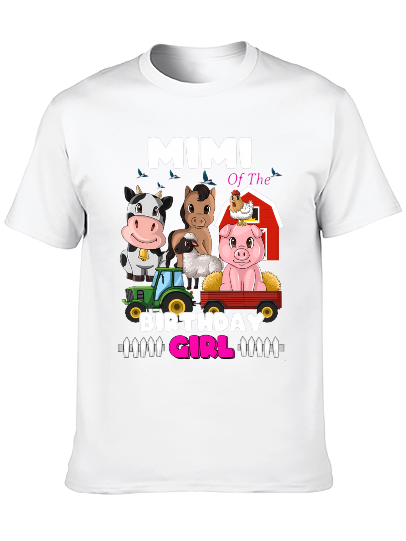 Mimi of the Birthday Girl Farm Animals T-Shirt