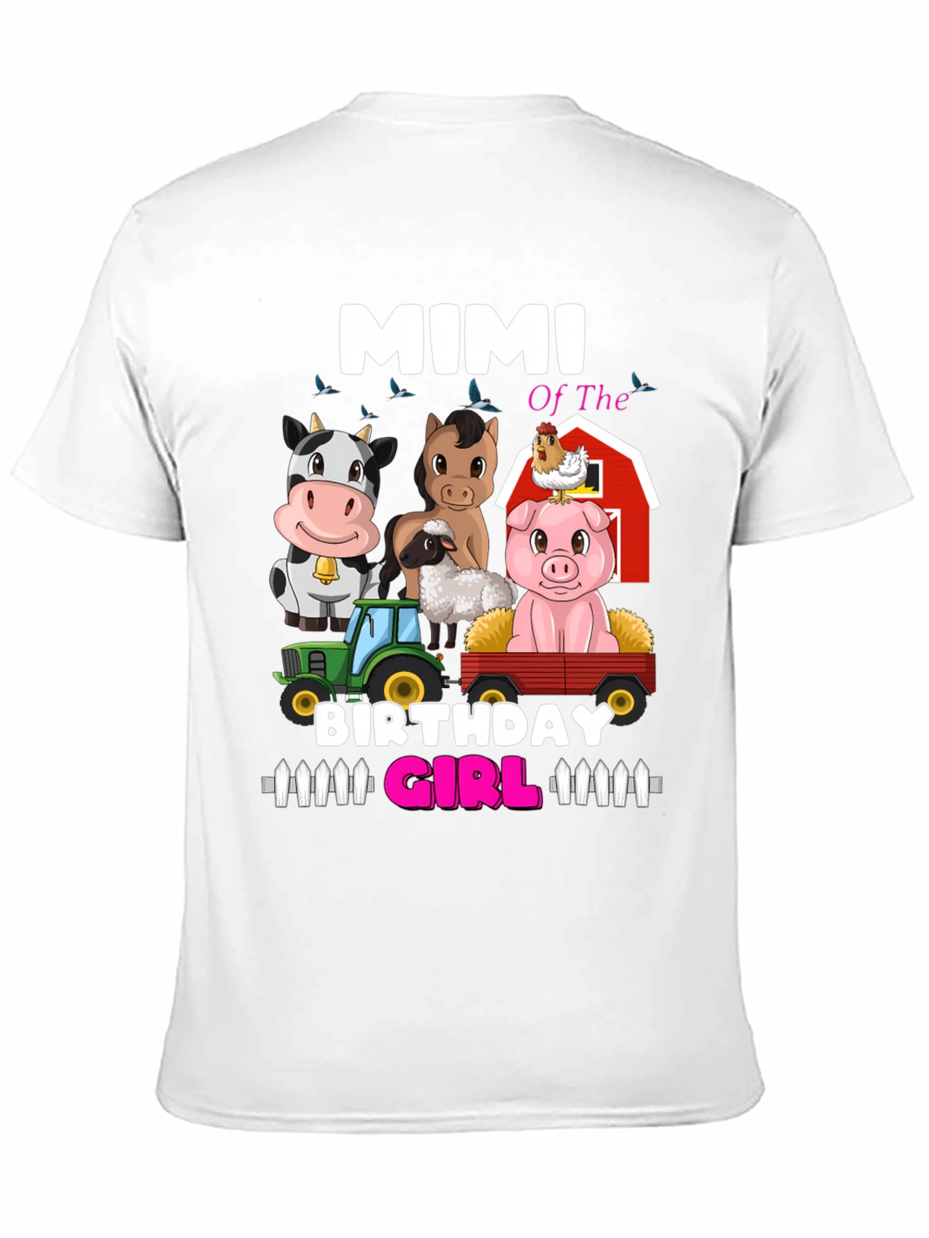 Mimi of the Birthday Girl Farm Animals T-Shirt