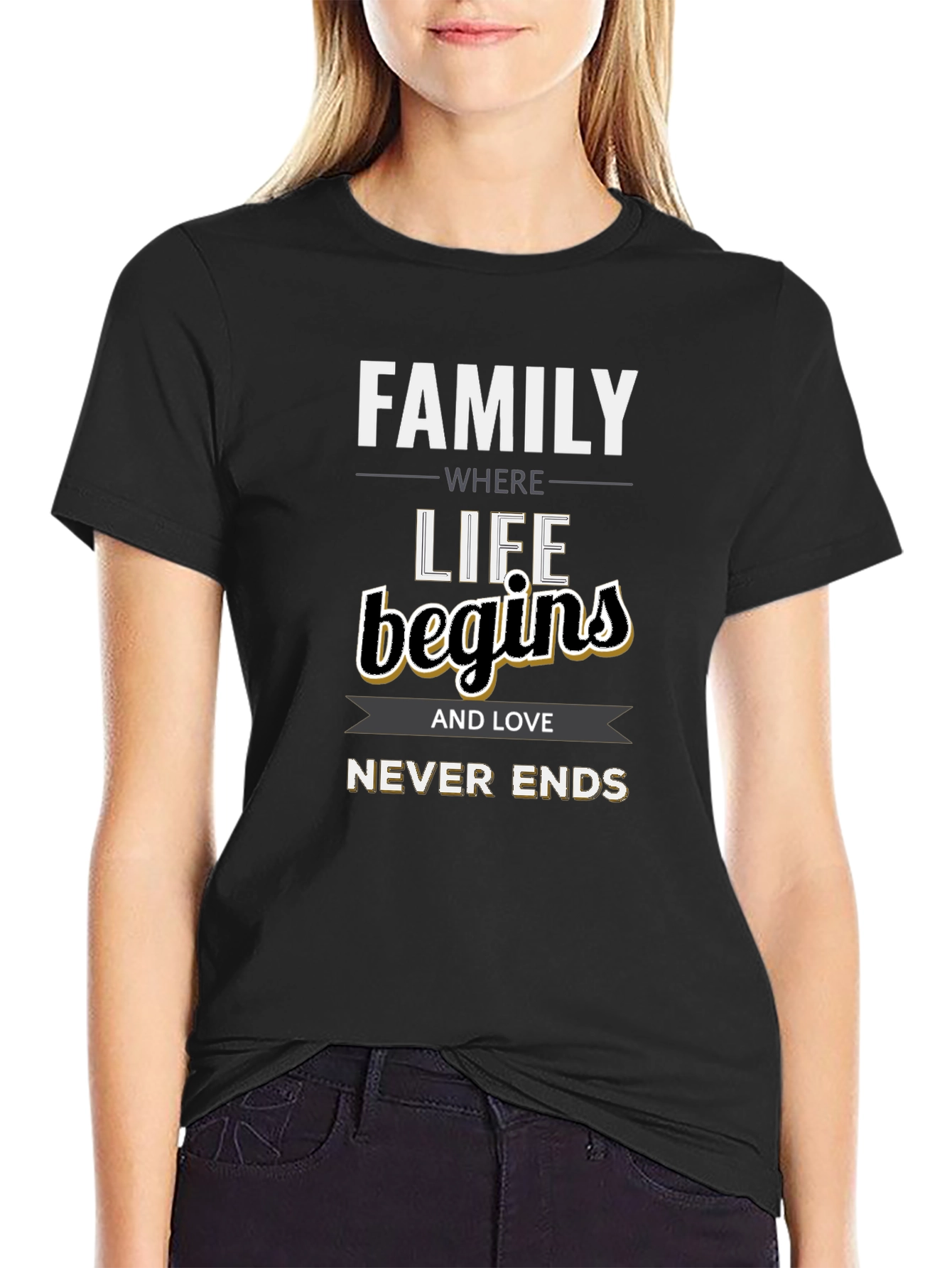 Family Where Life Begins T-Shirt