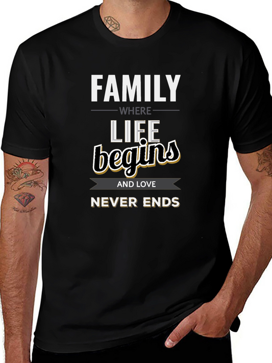 Family Where Life Begins T-Shirt