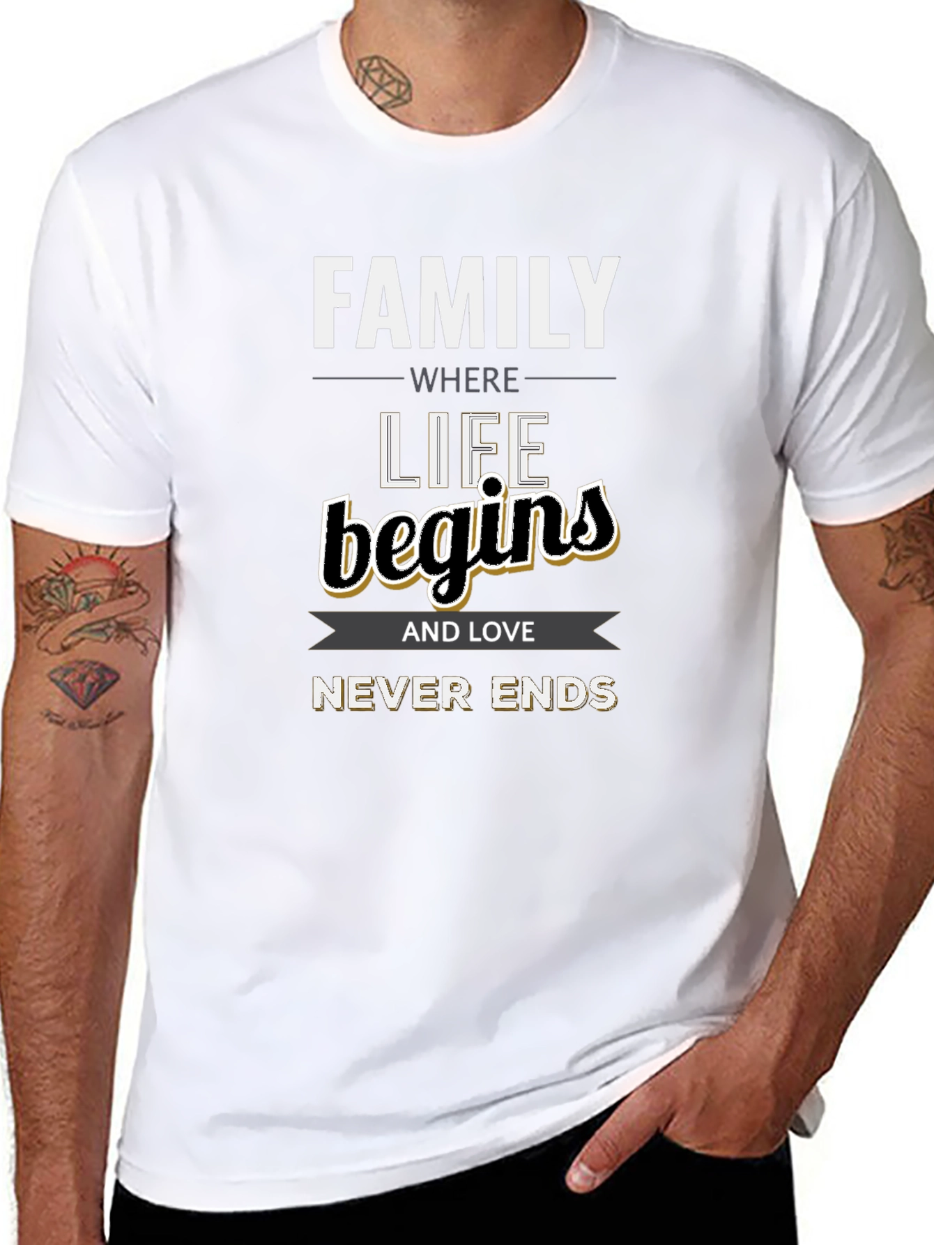 Family Where Life Begins T-Shirt