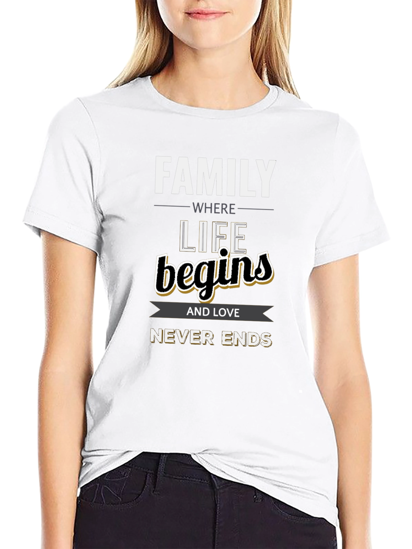 Family Where Life Begins T-Shirt