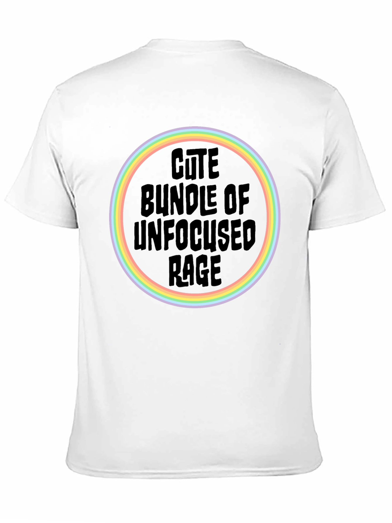 Cute Bundle of Unfocused Rage T-Shirt - Black