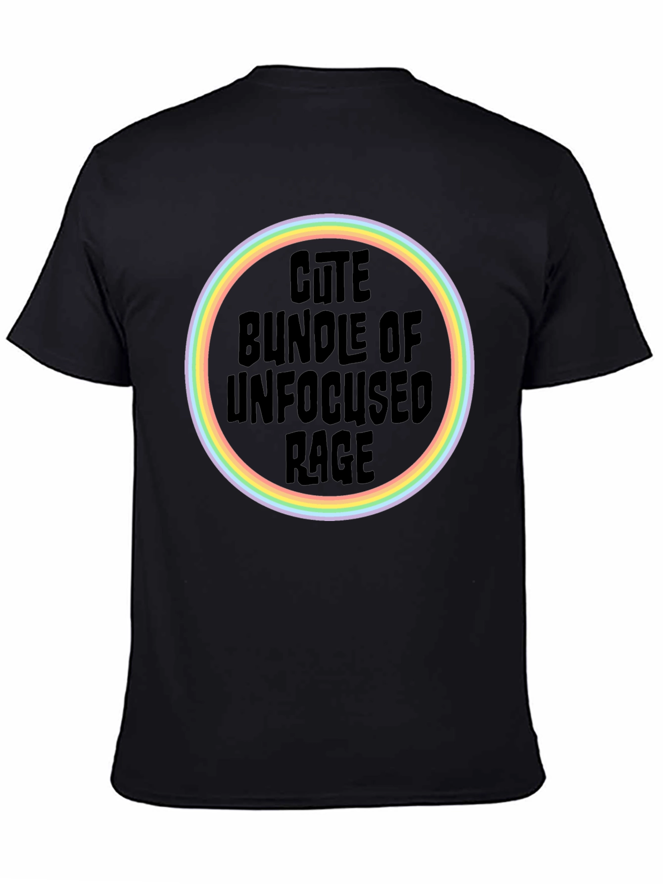 Cute Bundle of Unfocused Rage T-Shirt - Black