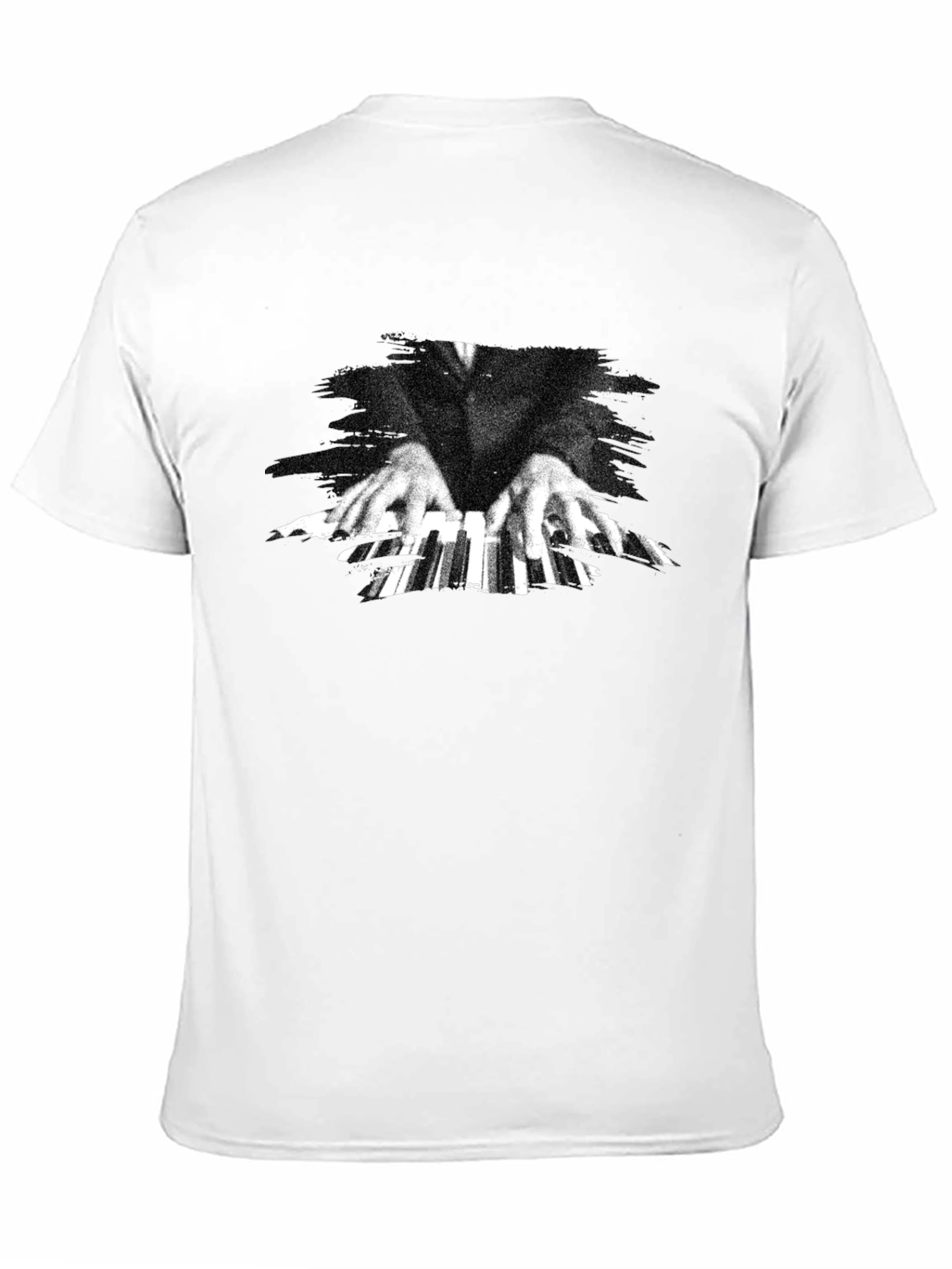 Piano Hands Graphic Tee - Classic Black T-Shirt