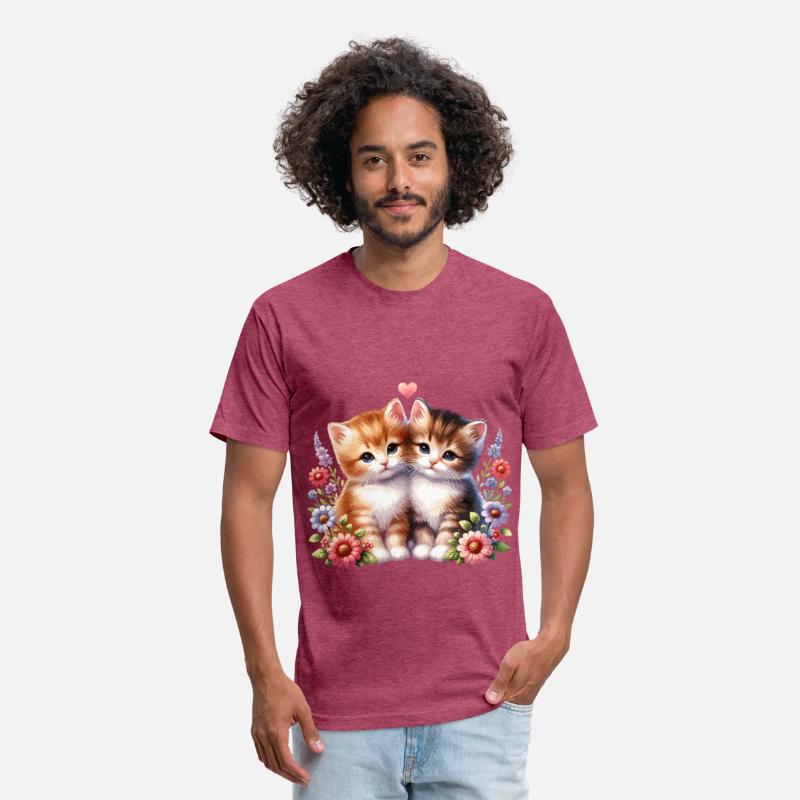 Adorable Kittens Surrounded By Colorful Flowers