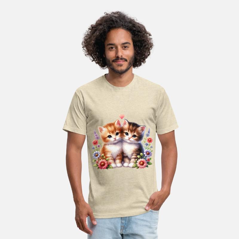 Adorable Kittens Surrounded By Colorful Flowers