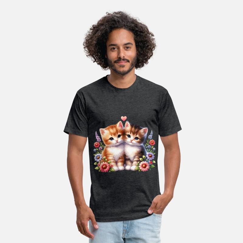 Adorable Kittens Surrounded By Colorful Flowers