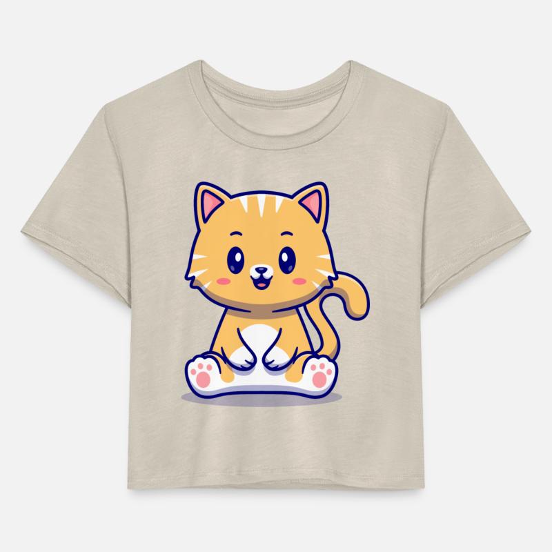 Adorable Sitting Cat