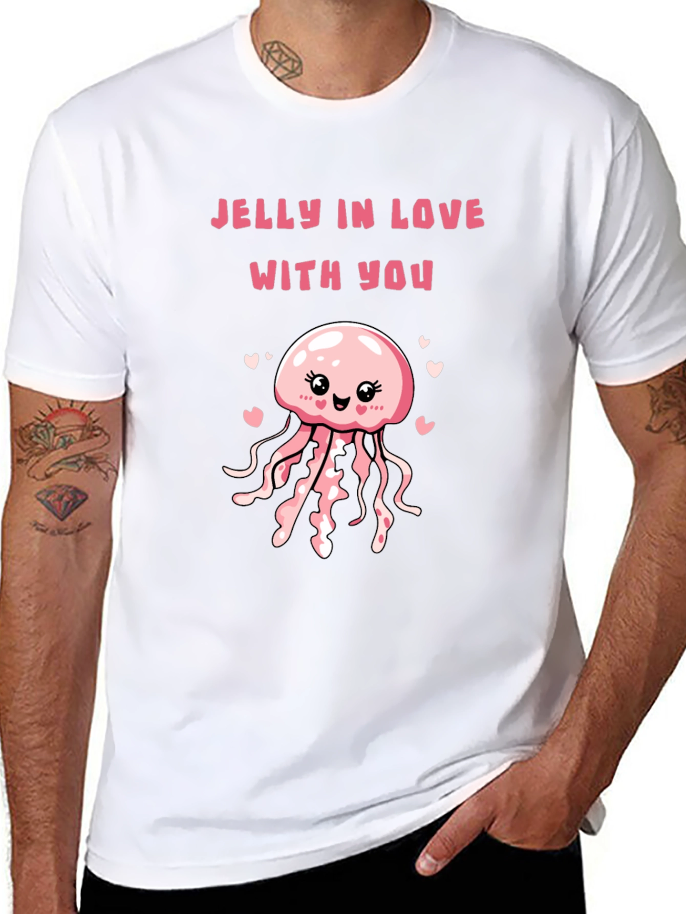 Jelly in Love Black Graphic Tee