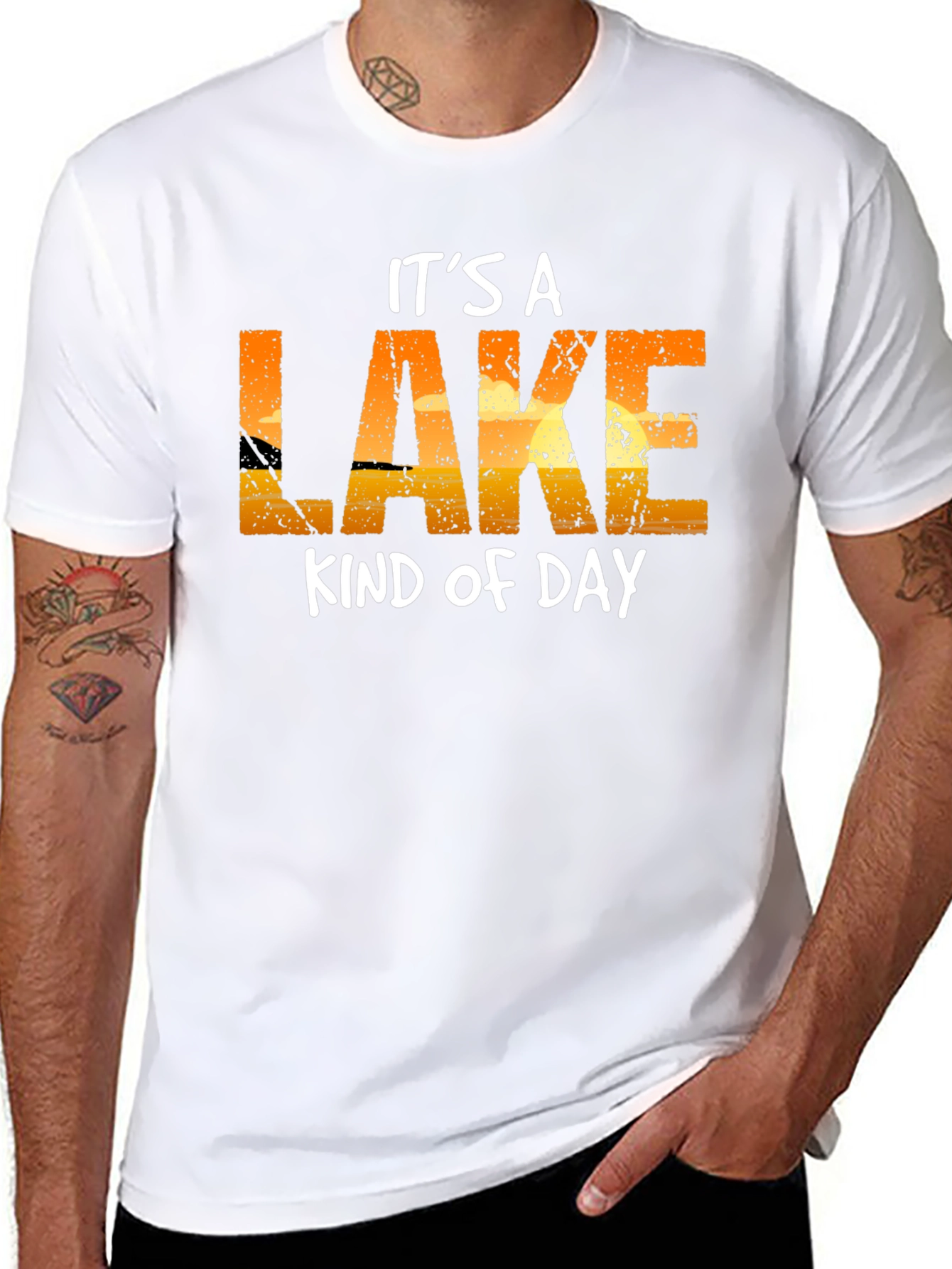 Its A Lake Kind of Day Graphic Tee