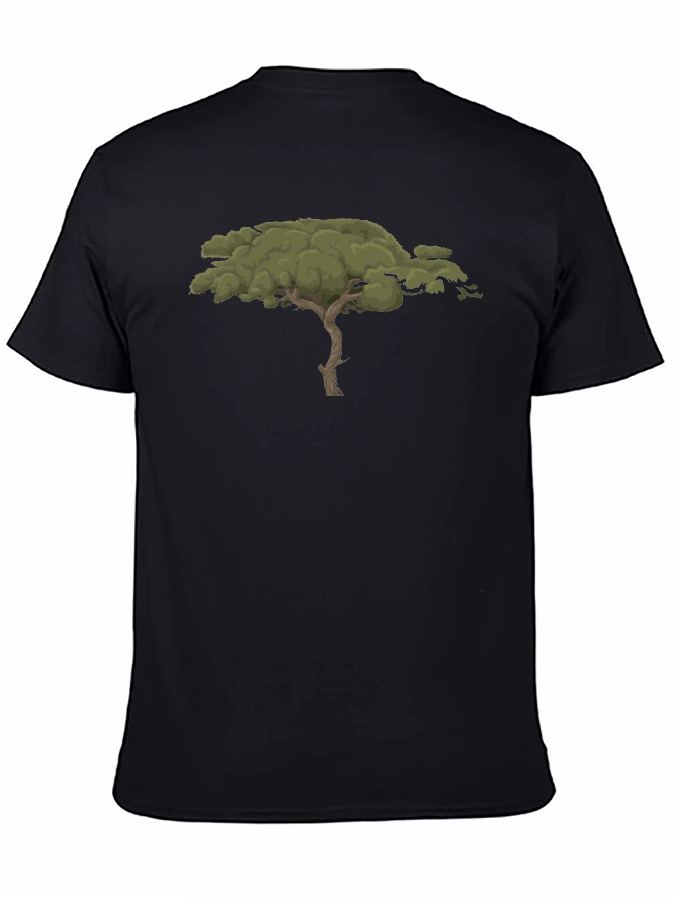 Artsy Tree Graphic Black T-Shirt
