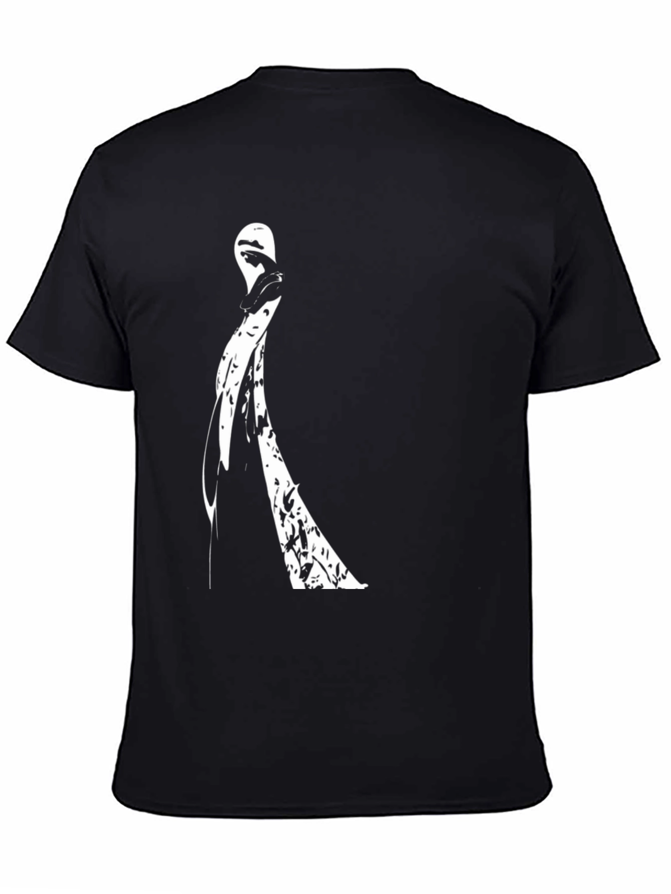 Abstract Figure Black Graphic Tee